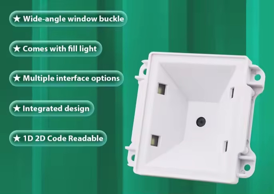 RS485 RS232 Wiegand Embedded 2D Barcode Scanner Dengan Mode Scan AUTO SENSE Dan Resolusi 3MIL