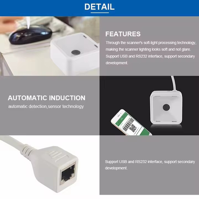OEM Desktop Barcode Scanner Module 2D QR Code Reader untuk Aplikasi Kiosk Tertanam