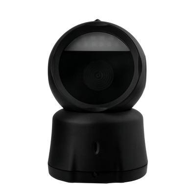 Wireless Desktop Barcode Scanner Kecepatan Tinggi Handsfree 2D Barcode Reader dengan basis pengisian