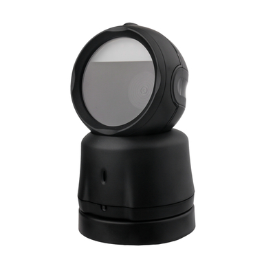 High Speed Handsfree 2D Barcode Reader Wireless Desktop Barcode Scanner dengan basis pengisian
