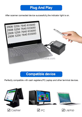 High Scan Table Mounted Barcode Reader 2D NFC USB RS232 Embedded CMOS Camera Scanner Module Barcode Scanner