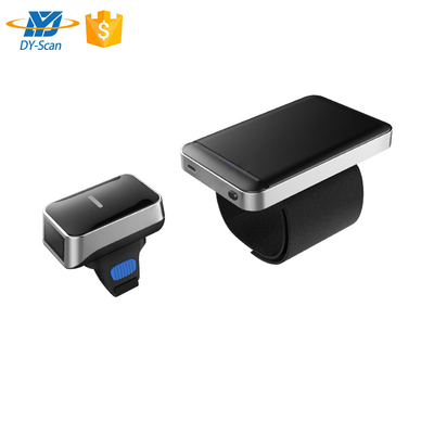 Portable Wireless Bluetooth CCD Finger 1D Laser Barcode Scanner untuk pemindaian terus menerus