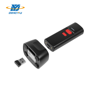 2D Wireless Portable Barcode Scanner dengan kecepatan dekoding 25CM/S dan charging dock