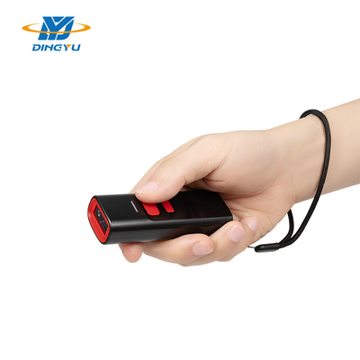1D Portable Mini Barcode Reader Wireless Barcode Scanner Dengan Basis Pengisian