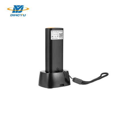 1D Wireless Portable Barcode Scanner Portable Mini Barcode Reader Dengan Basis Pengisian