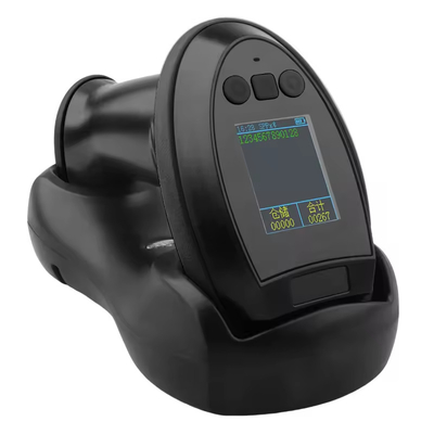 2.4G Wireless POS Terminal Handheld Barcode Scanner dengan layar dan pemindaian otomatis