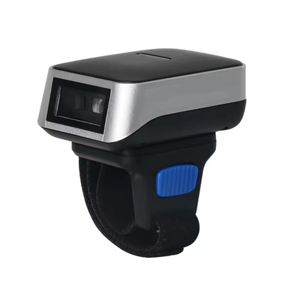 Mini 1D 2D CMOS Wireless Barcode Scanner Wearable Bluetooth Ring Finger QR Code Scanner