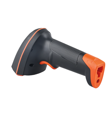 QR Wired Handheld Barcode Scanner baru dengan stand untuk supermarket