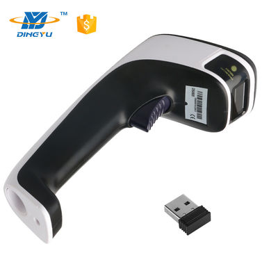 Pemindai Kode Batang Genggam Bluetooth 2D Kecepatan Dekode 25CM/S Dengan Kabel USB 2.4G