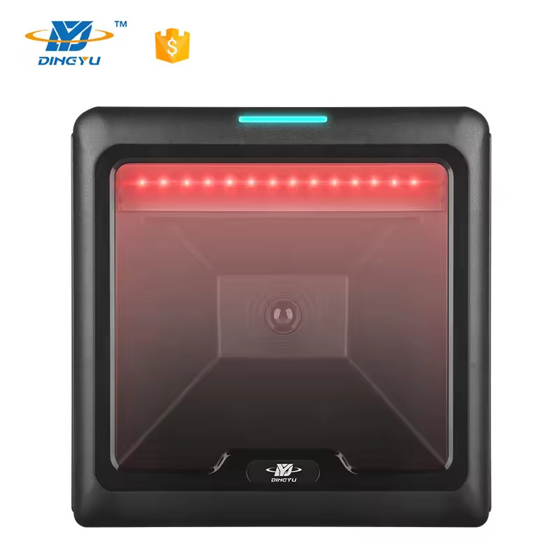 Satu Juta Pixel Desktop Barcode Scanner Kecepatan Tinggi Handsfree 2D Barcode Reader DP8550