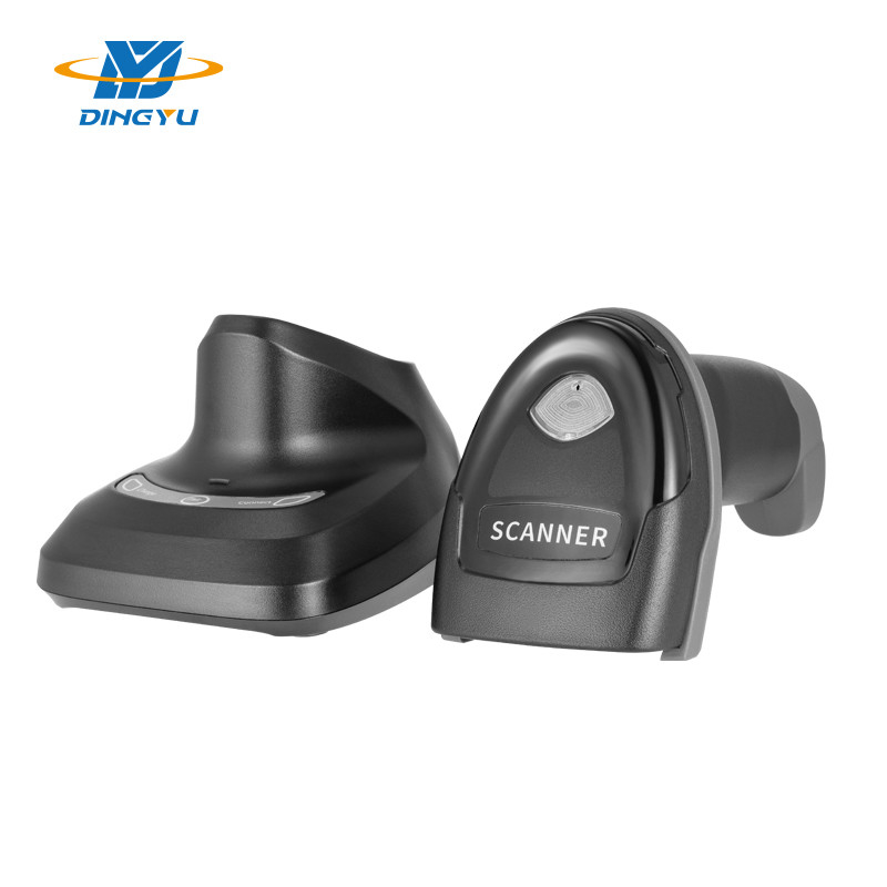 High Speed Cordless Handheld Barcode Scanner Dengan Charging Cradle 3 Dalam Satu Koneksi