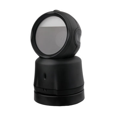High Speed Handsfree 2D Barcode Reader Wireless Desktop Barcode Scanner dengan basis pengisian