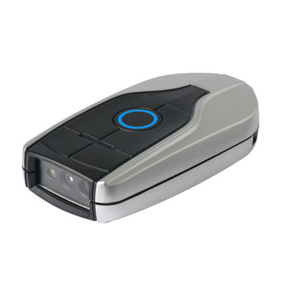 Mini Portable 2D Barcode Scanner Bluetooth Android IOS 200mA Baterai 70000lux Wireless Mouse Bentuk Desain